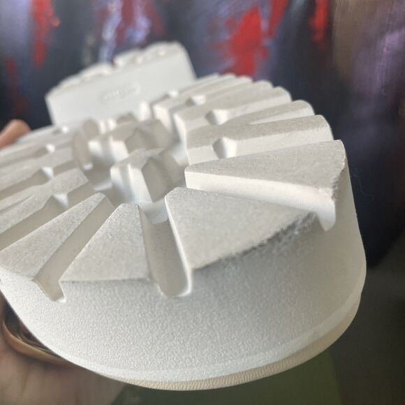 MARIA LUCA STRAP Buckle Iris LEATHER Platform SANDALS Beige EU 38  7.5 US - Picture 13 of 15